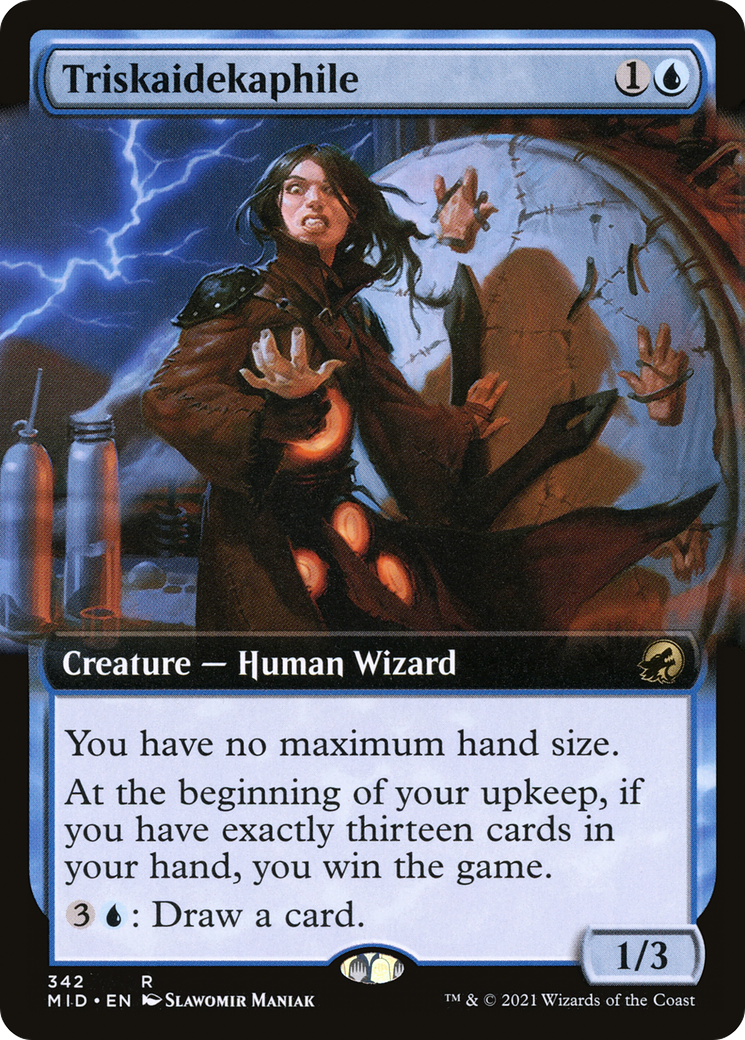 Triskaidekaphile (MID-342) - Innistrad: Midnight Hunt: (Extended Art) Foil
