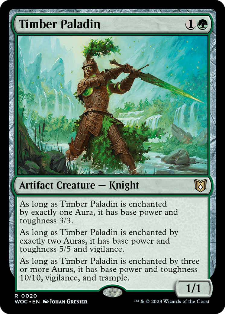 Timber Paladin (WOC-020) - Wilds of Eldraine Commander