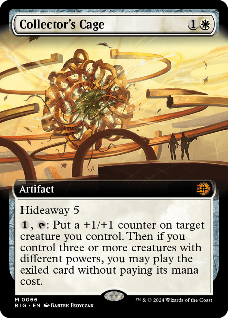 Collector's Cage (BIG-066) - The Big Score: (Extended Art) Foil