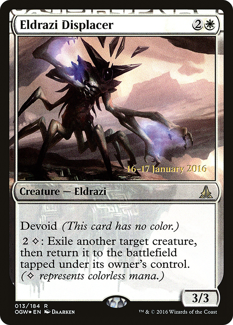 Eldrazi Displacer (PRE-13S) - Oath of the Gatewatch Promos: (devoid) Foil