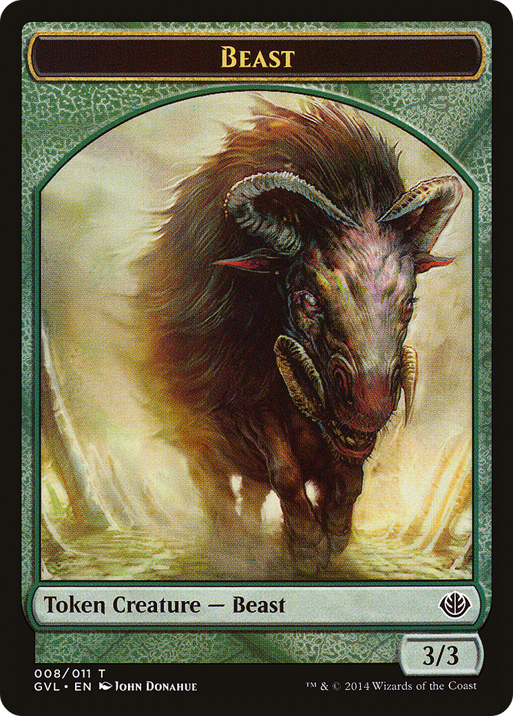 Beast (DD3-008) - Duel Decks Anthology: Garruk vs. Liliana Tokens