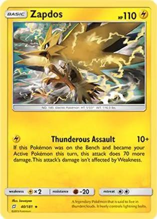 Zapdos 040/181 - Deck Exclusives