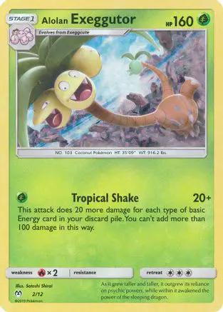 Alolan Exeggutor 002/12 - McDonalds Promos 2019 Holofoil