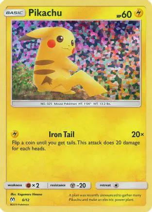 Pikachu 006/12 - McDonalds Promos 2019 Holofoil