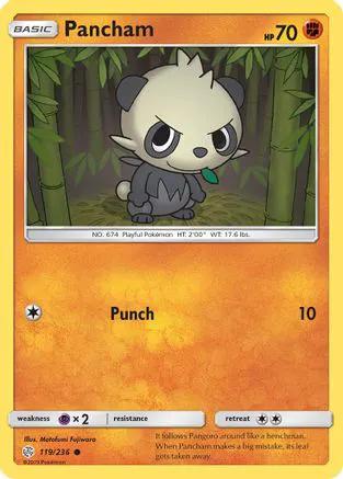 Pancham 119/236 - SM  Cosmic Eclipse Reverse Holofoil