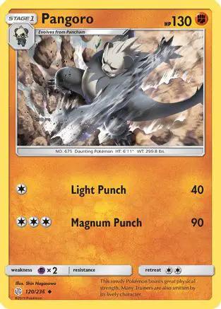 Pangoro 120/236 - SM  Cosmic Eclipse Reverse Holofoil