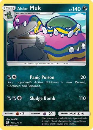 Alolan Muk 131/236 - SM  Cosmic Eclipse Reverse Holofoil