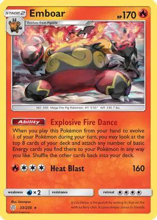 Emboar 033/236 - SM  Cosmic Eclipse