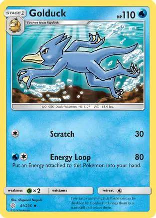 Golduck 041/236 - SM  Cosmic Eclipse Reverse Holofoil