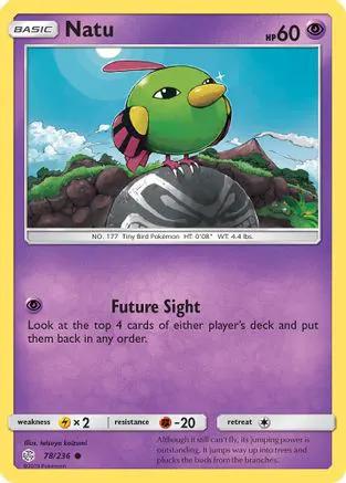 Natu 078/236 - SM  Cosmic Eclipse Reverse Holofoil