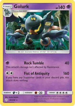 Golurk 090/236 - SM  Cosmic Eclipse