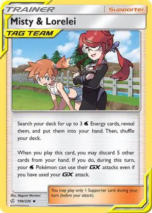 Misty & Lorelei 199/236 - SM  Cosmic Eclipse