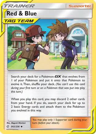 Red & Blue 202/236 - SM  Cosmic Eclipse Reverse Holofoil