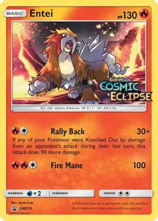 Entei (Prerelease) SM219/248 - SM Promos Holofoil