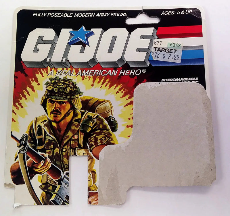 G.I. Joe figure card - Footloose