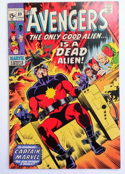 Avengers #089, Marvel Comics (June 1971, GD/VG)