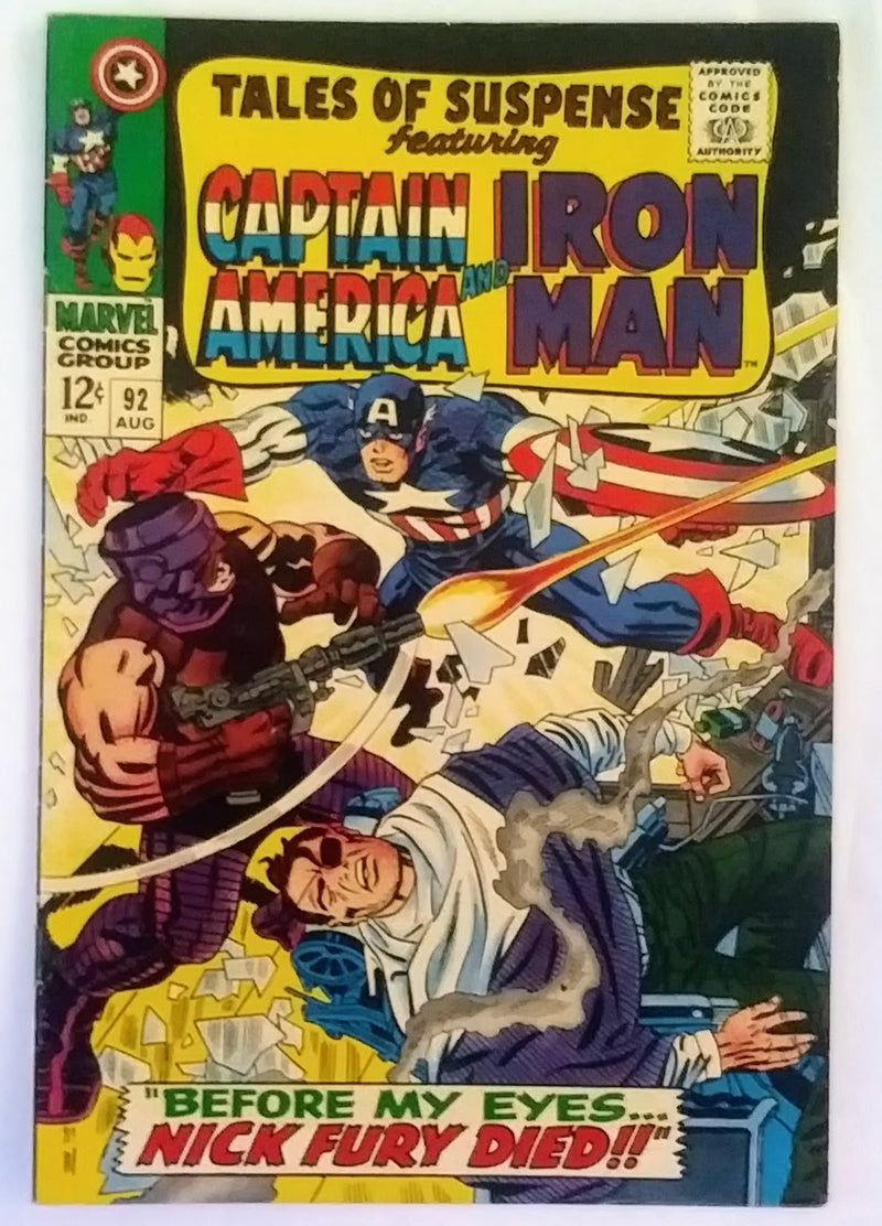 Tales of Suspense #092, Marvel Comics (August 1967, VG)