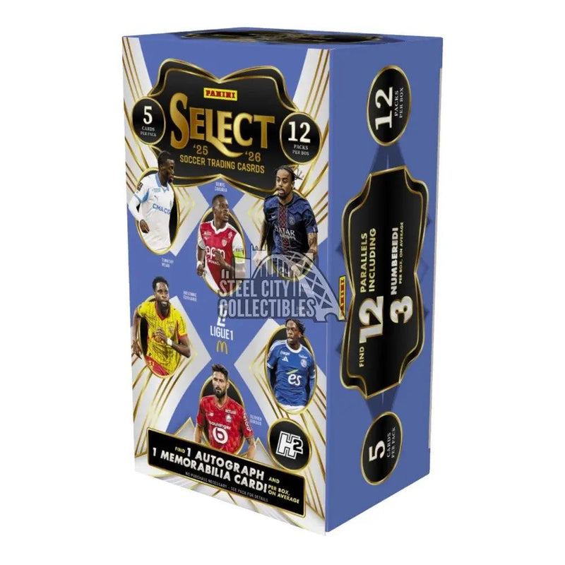 2025-26 Panini Select Ligue 1 Soccer H2 Hobby Box