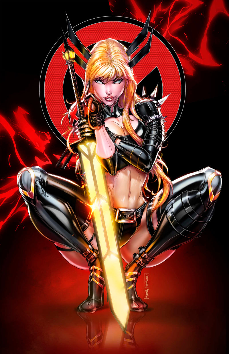 Magik Red and Black Print