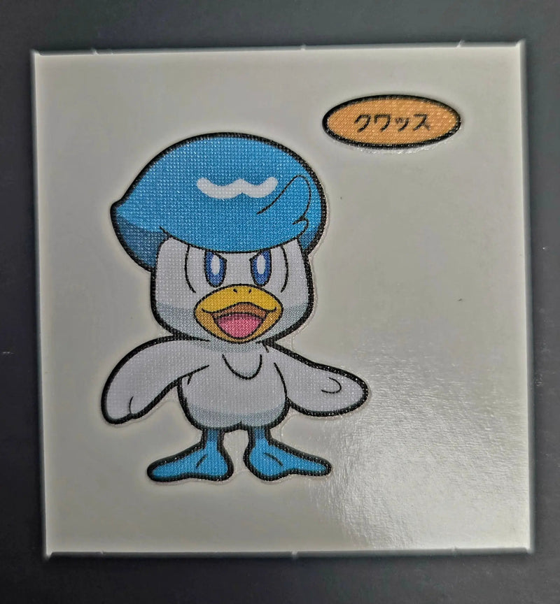 Pokemon Bread Seal Deco Character Sticker - Quaxly