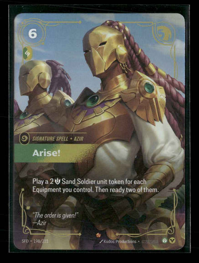 Arise! #198/221 Epic - Riftbound Spiritforged