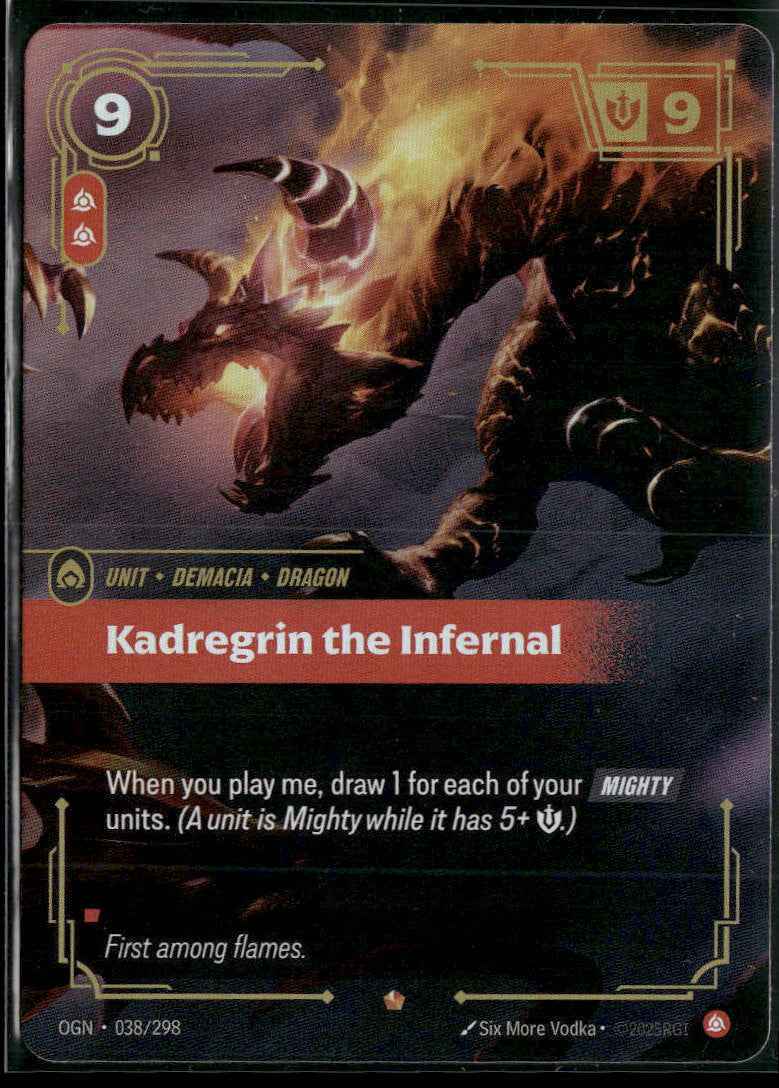 Kadregrin the Infernal #038/298 Epic - Riftbound Origins