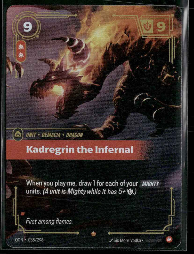 Kadregrin the Infernal #038/298 Legendary - Riftbound Origins
