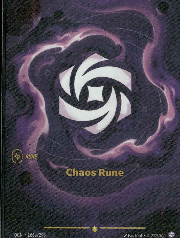 Chaos Rune #166a/298 - Riftbound Origins