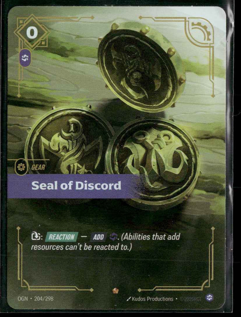 Seal of Discord #204/298 - Riftbound Origins