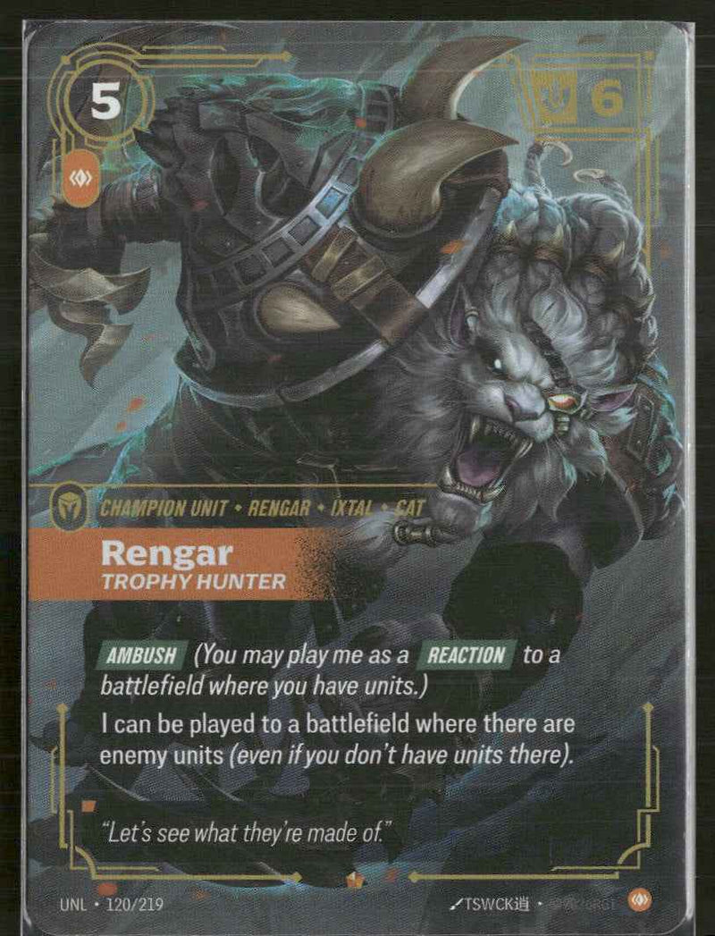 Rengar #120/219 Legendary - Riftbound