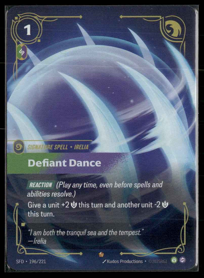 Defiant Dance #196/221 - Riftbound Spiritforged