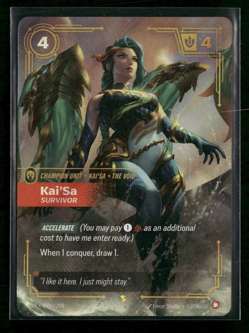 Kai'Sa - Survivor #039a/298 Legendary - Riftbound Origins