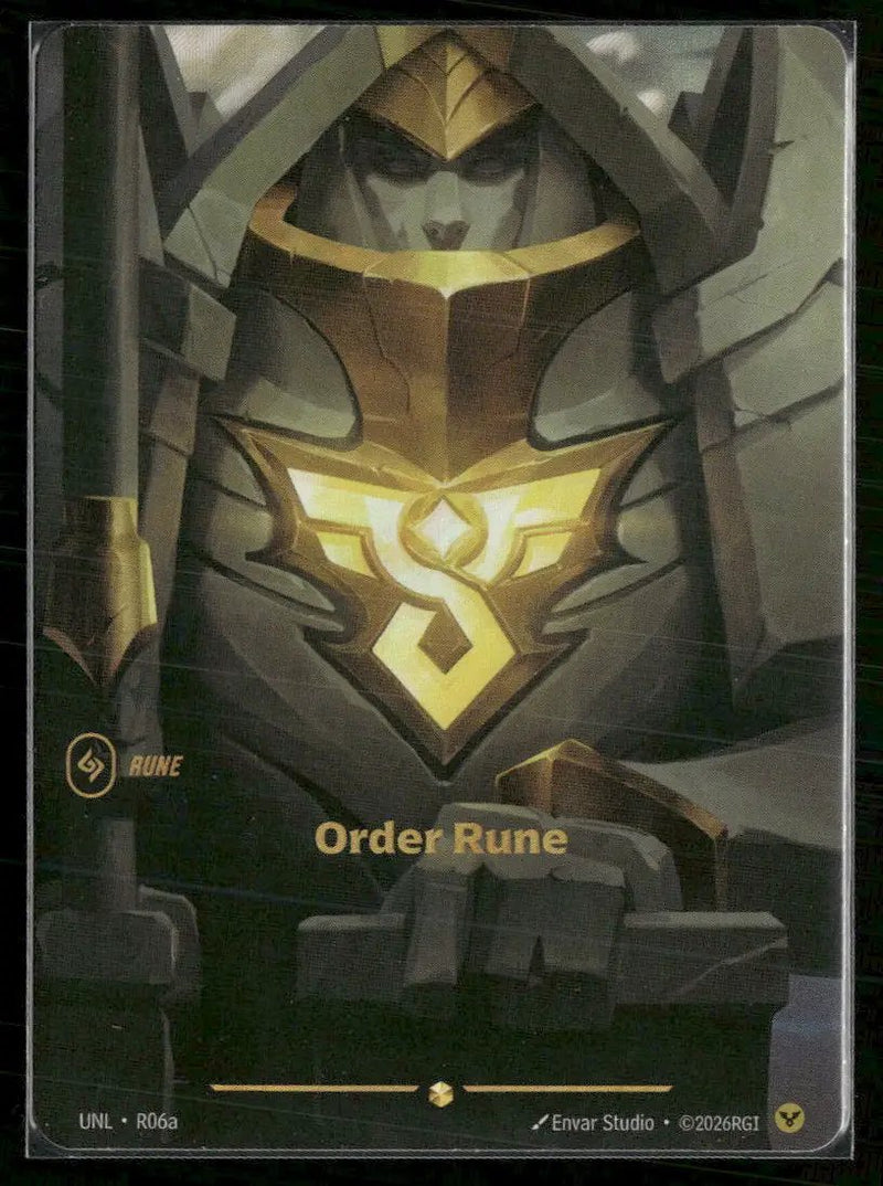 Order Rune (R06a) #R06a Showcase - Riftbound Unleashed