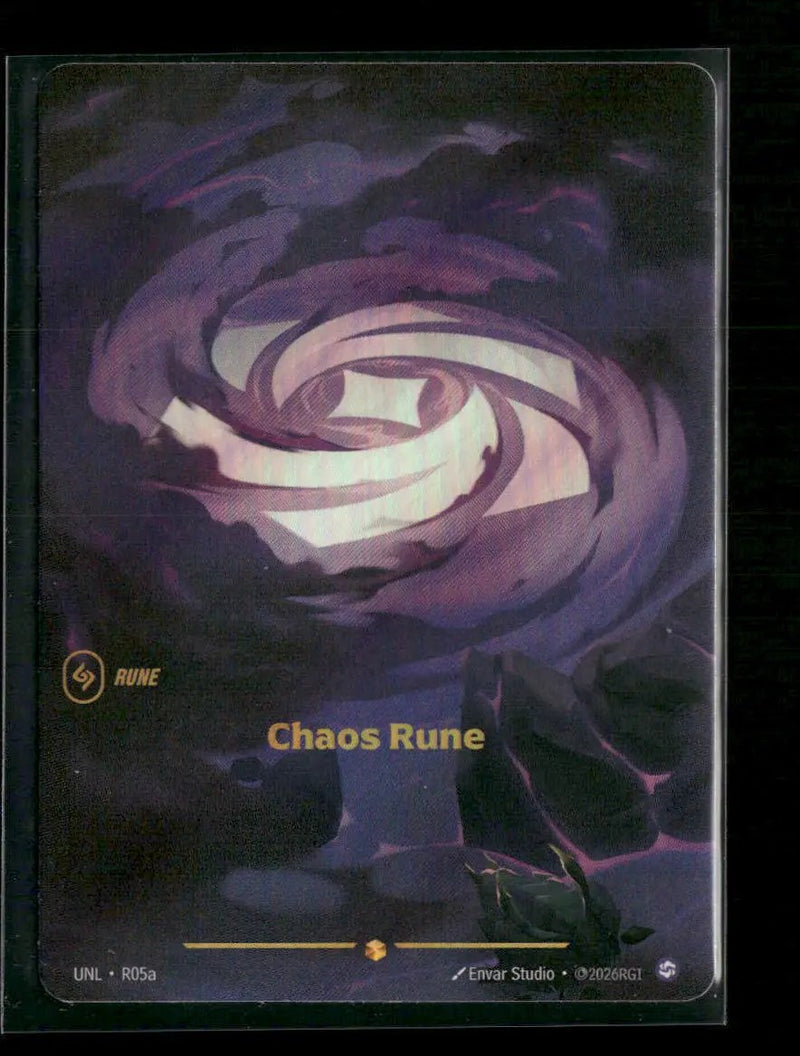 Chaos Rune (R05a) #R05a Showcase - Riftbound Unleashed