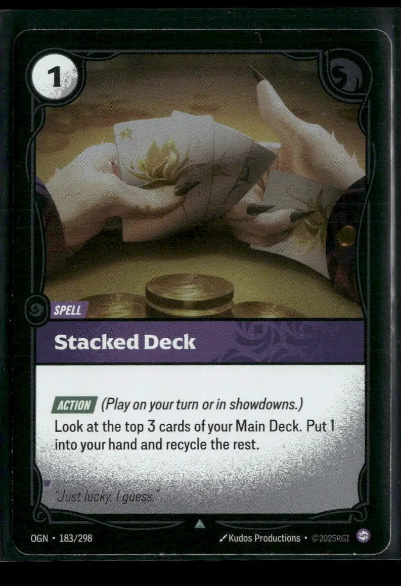Stacked Deck #183/298 Foil - Riftbound Origins