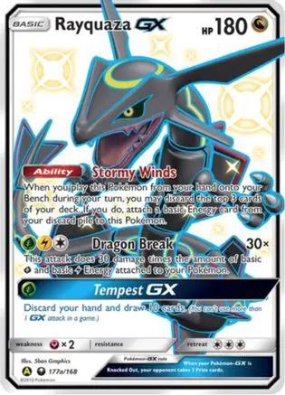 Rayquaza GX 177a/168 - Alternate Art Promos Holofoil
