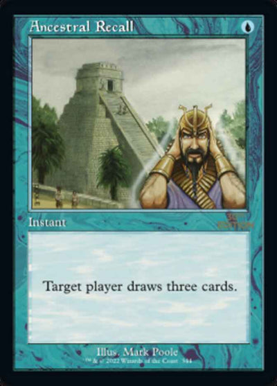 Ancestral Recall (Retro Frame) (30A-344) - 30th Anniversary Edition