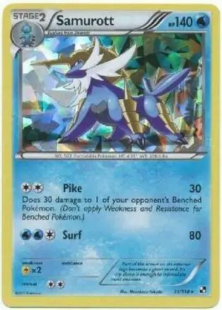 Samurott (Cracked Ice Holo) 031/114 - Deck Exclusives Holofoil