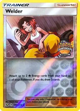 Welder (Regional Championships) 189a/214 - League & Championship Cards Reverse Holofoil