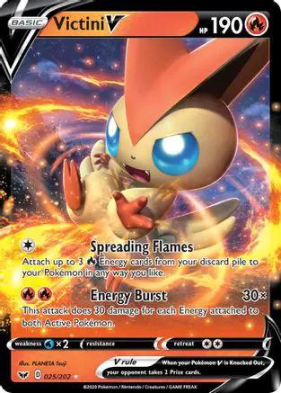 Victini V 025/202 - SWSH01 Sword & Shield Base Set Holofoil