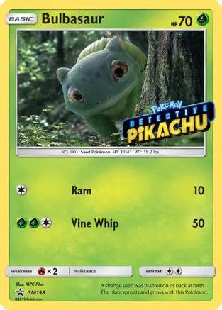 Bulbasaur (Detective Pikachu Stamped) SM198/248 - SM Promos Holofoil