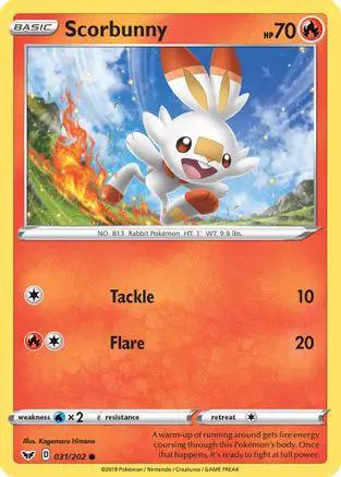 Scorbunny () 031/202 - SWSH01 Sword & Shield Base Set