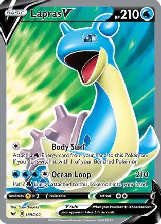 Lapras V (Full Art) 189/202 - SWSH01 Sword & Shield Base Set Holofoil