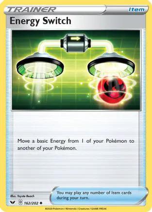 Energy Switch 162/202 - SWSH01 Sword & Shield Base Set Reverse Holofoil