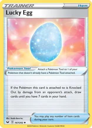 Lucky Egg 167/202 - SWSH01 Sword & Shield Base Set Reverse Holofoil
