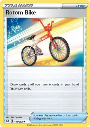 Rotom Bike 181/202 - SWSH01 Sword & Shield Base Set Reverse Holofoil