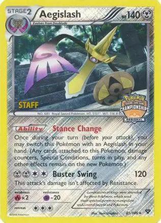 Aegislash (Regional Championships) [Staff] 085/146 - League & Championship Cards Reverse Holofoil