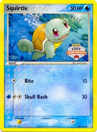 Squirtle (City Championships) 063/100 - League & Championship Cards