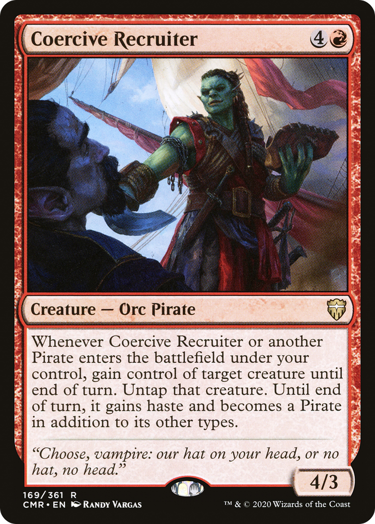Coercive Recruiter (CMR-169) - Commander Legends Foil