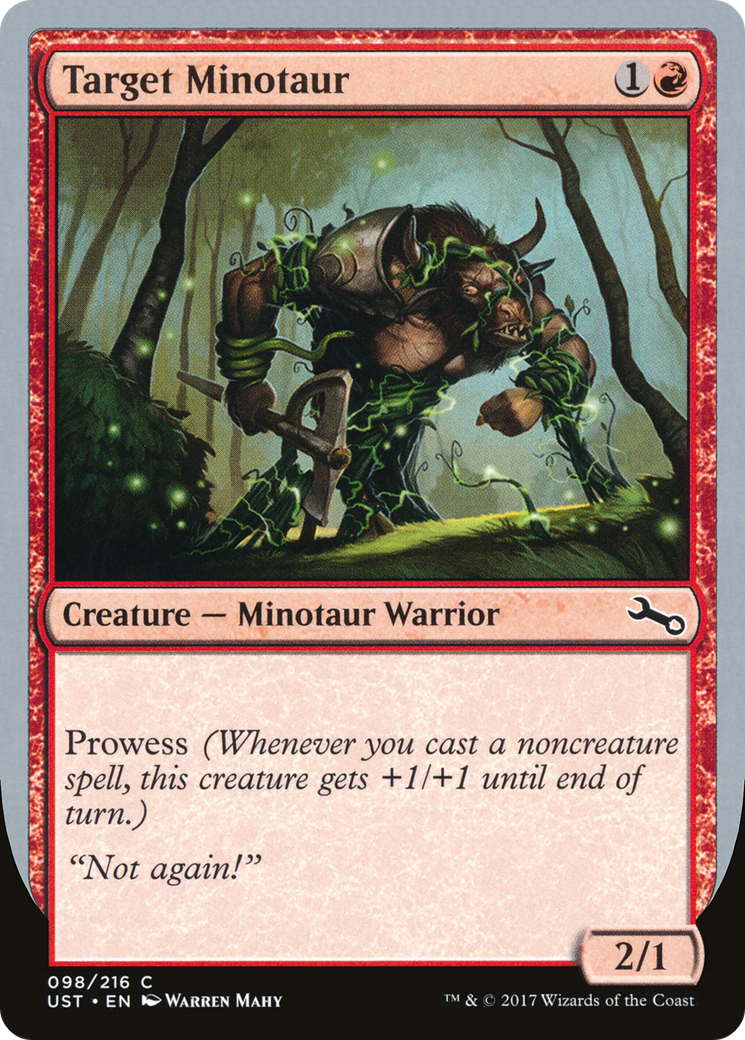 Target Minotaur (UST-98D) - Unstable